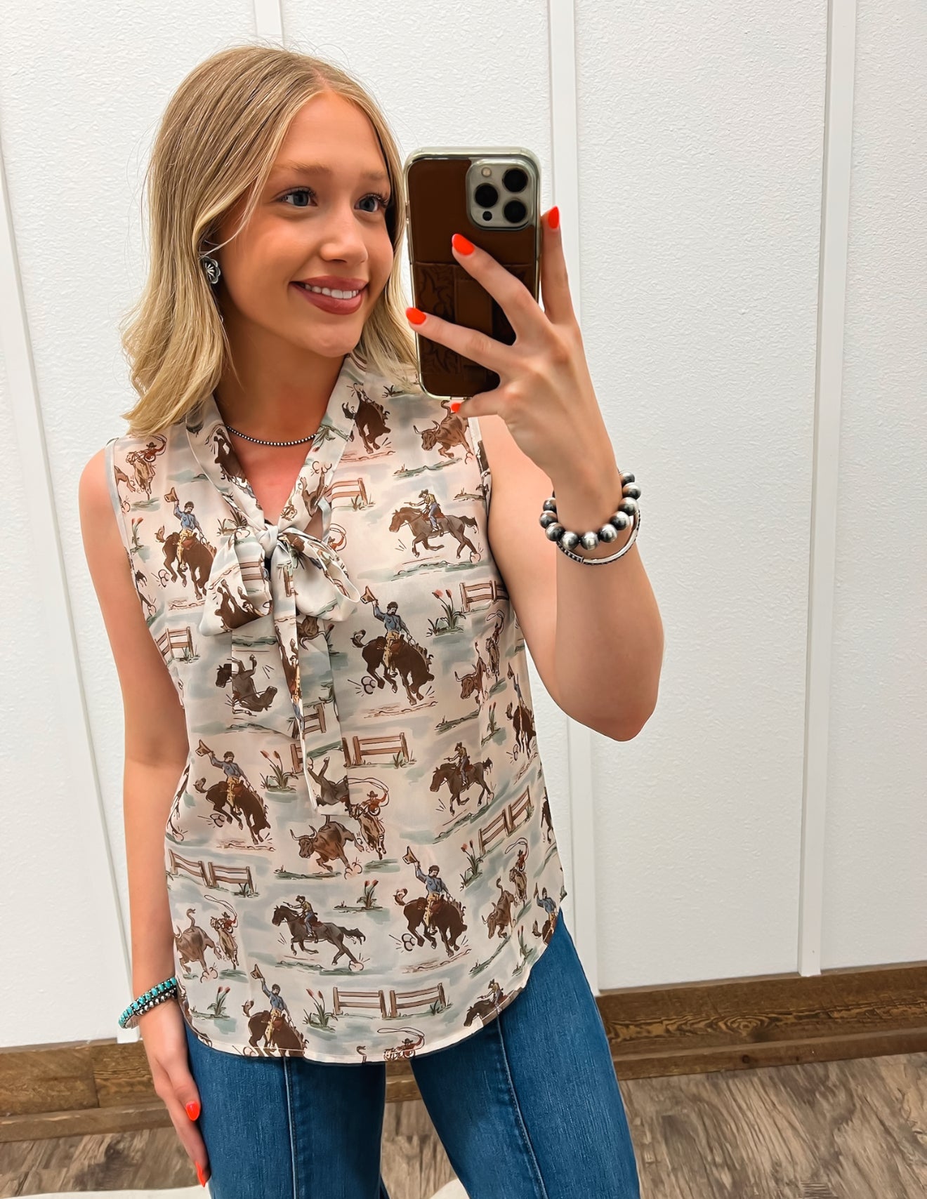 Ole’ West Cowboys Front Tie Tank