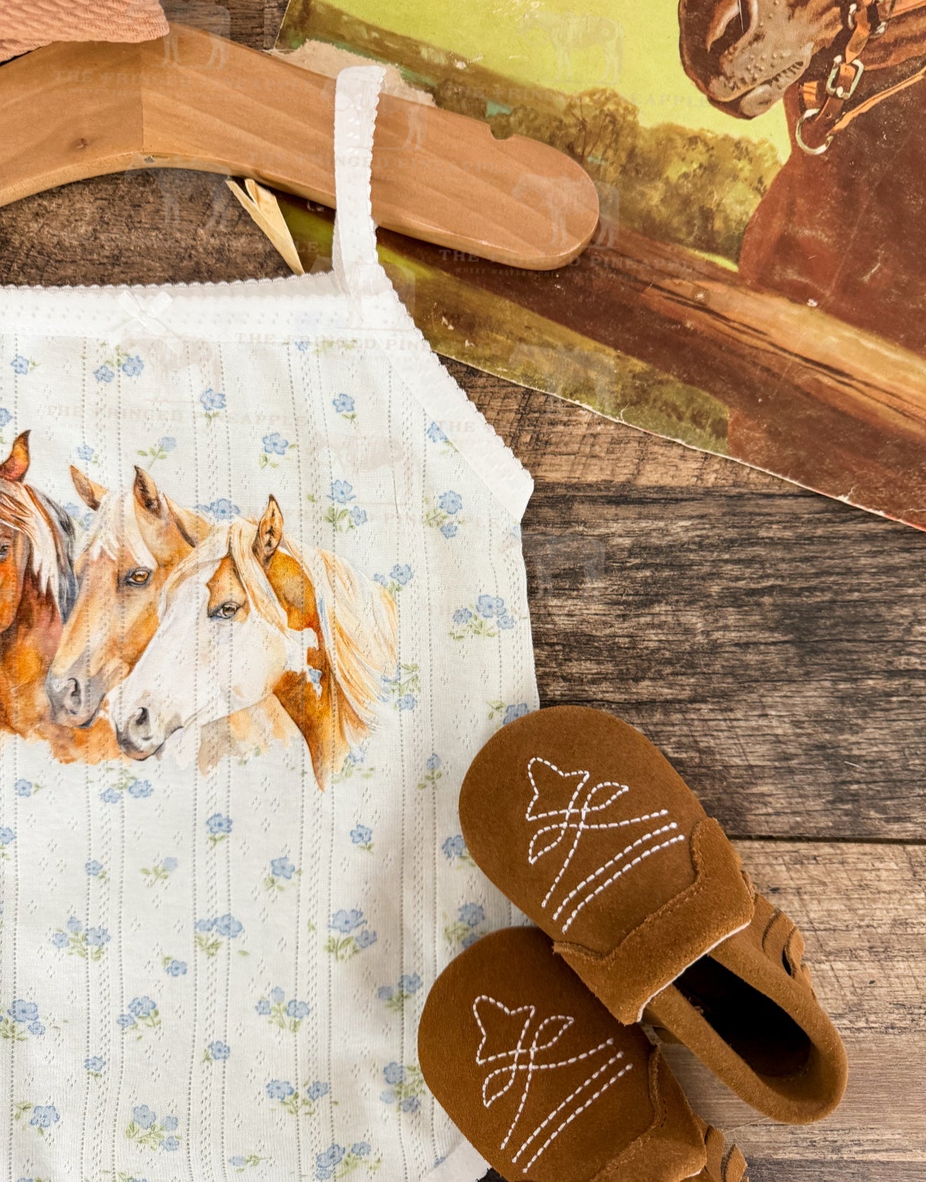 Three is a Charm Floral Pointelle Onesie/Tank (Baby/Toddler)