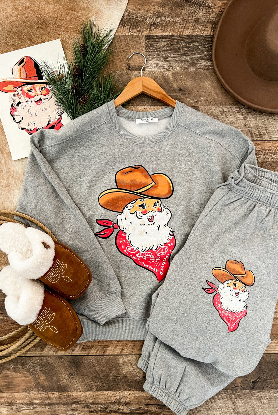 Cattleman Christmas Santa Set(sport grey)