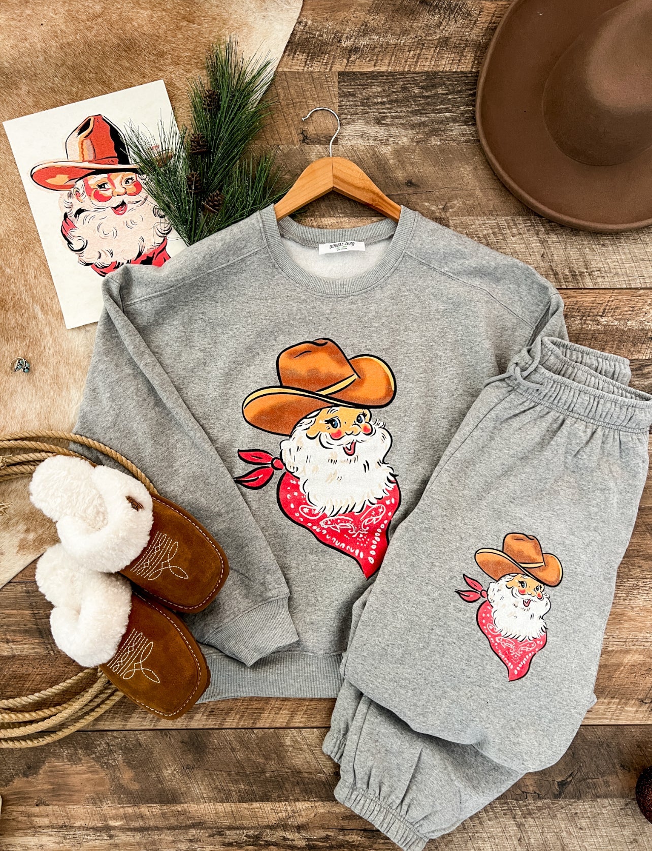 Cattleman Christmas Santa Set(sport grey)