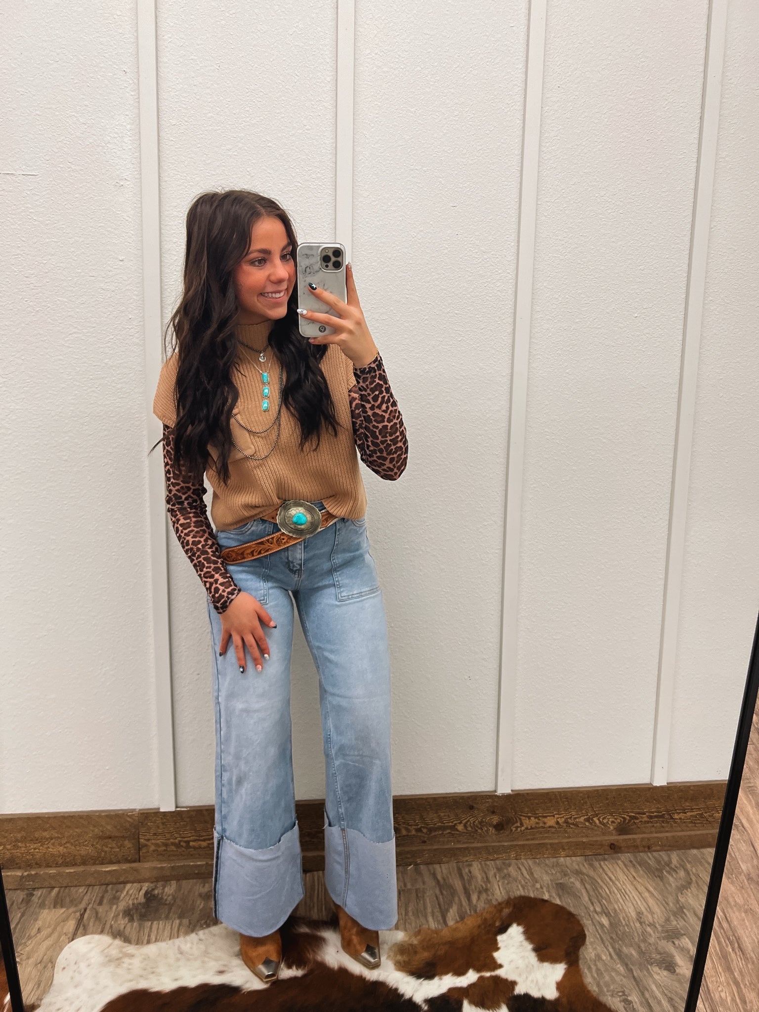 Lasso Knit Sweater Vest (brush) Tops - Sweaters