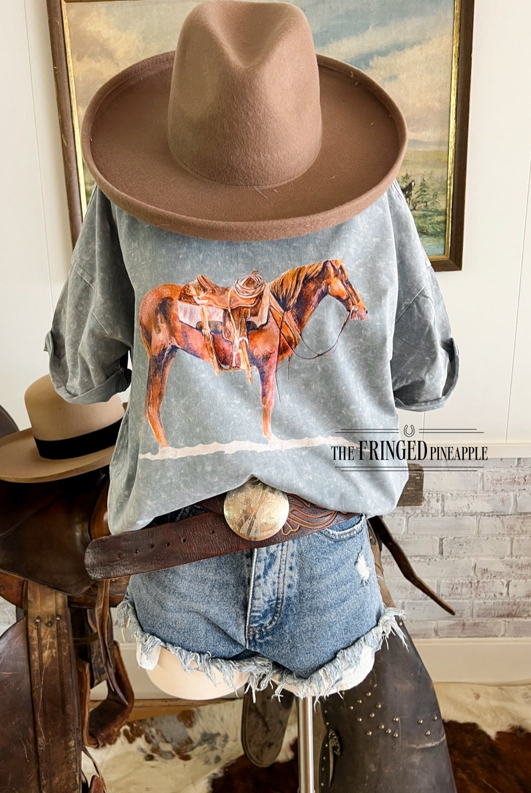 Ole Sorrel Tee(Adult)(Acid Denim Blue)