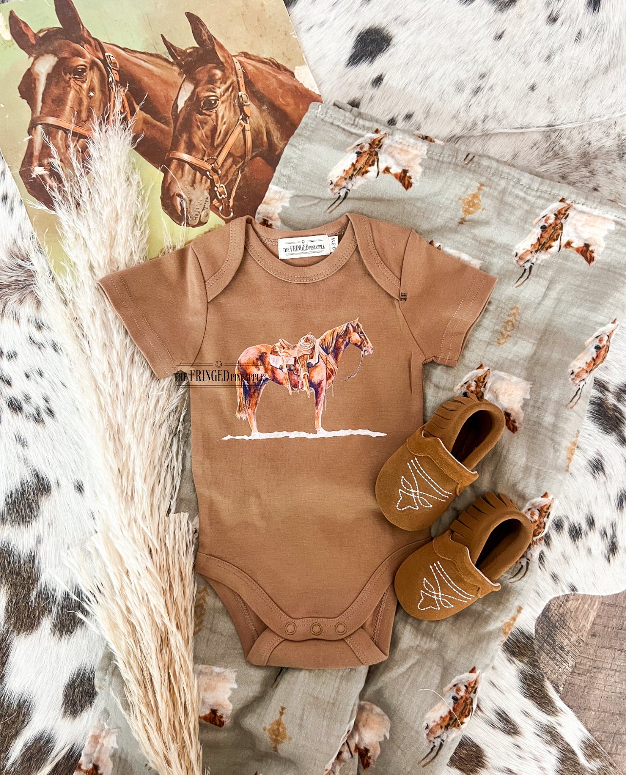 The Good Horse Onesie/Tee(little kid) (Cognac)