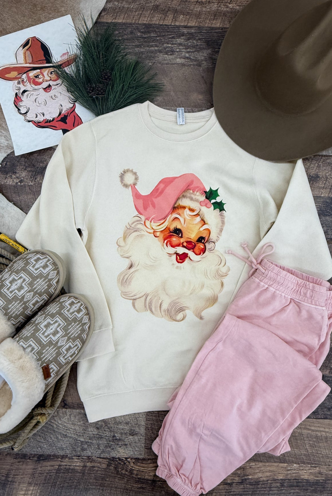 Jolly Christmas Santa Set(Sweet Mammoth/Pink)