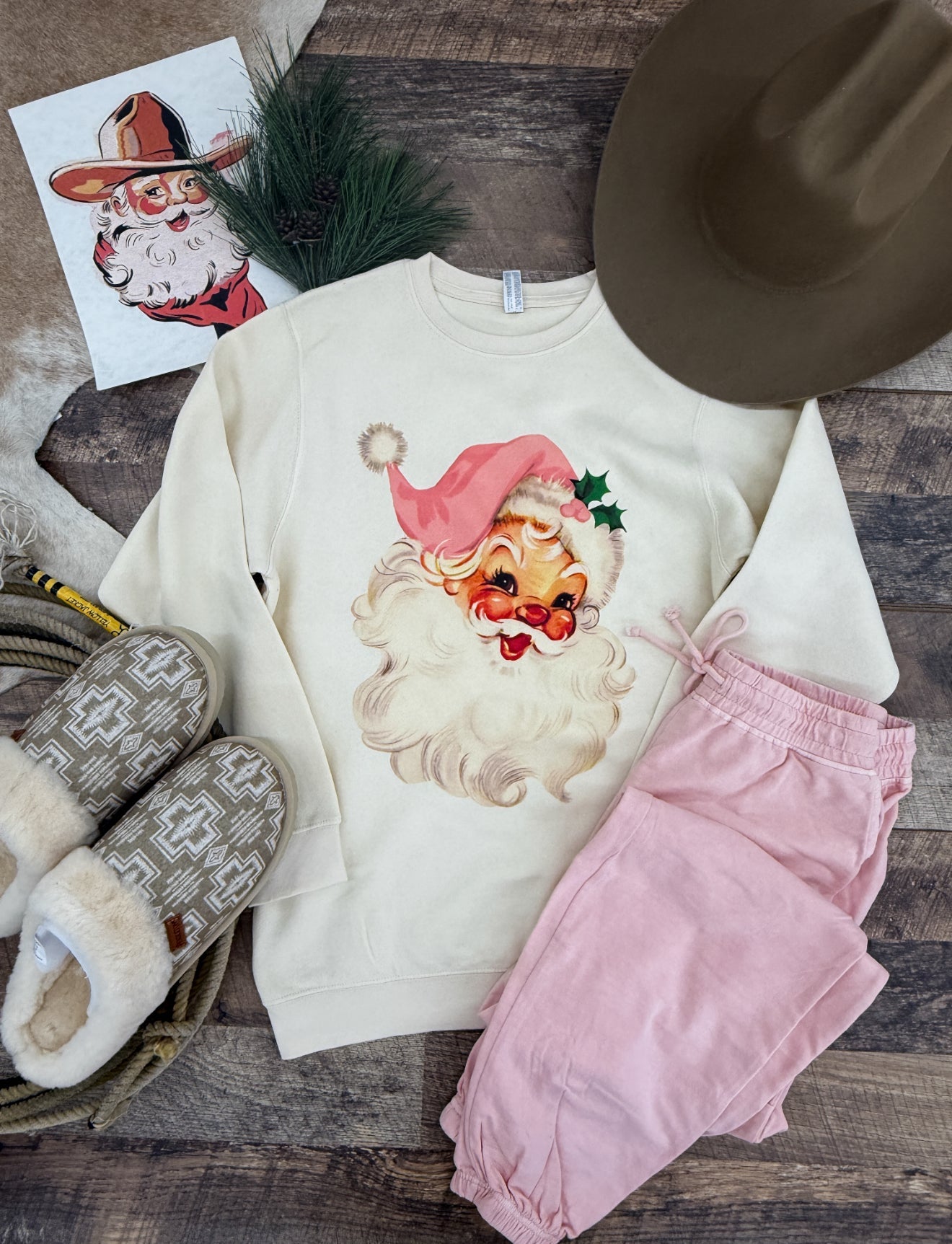 Jolly Christmas Santa Set(Sweet Mammoth/Pink)