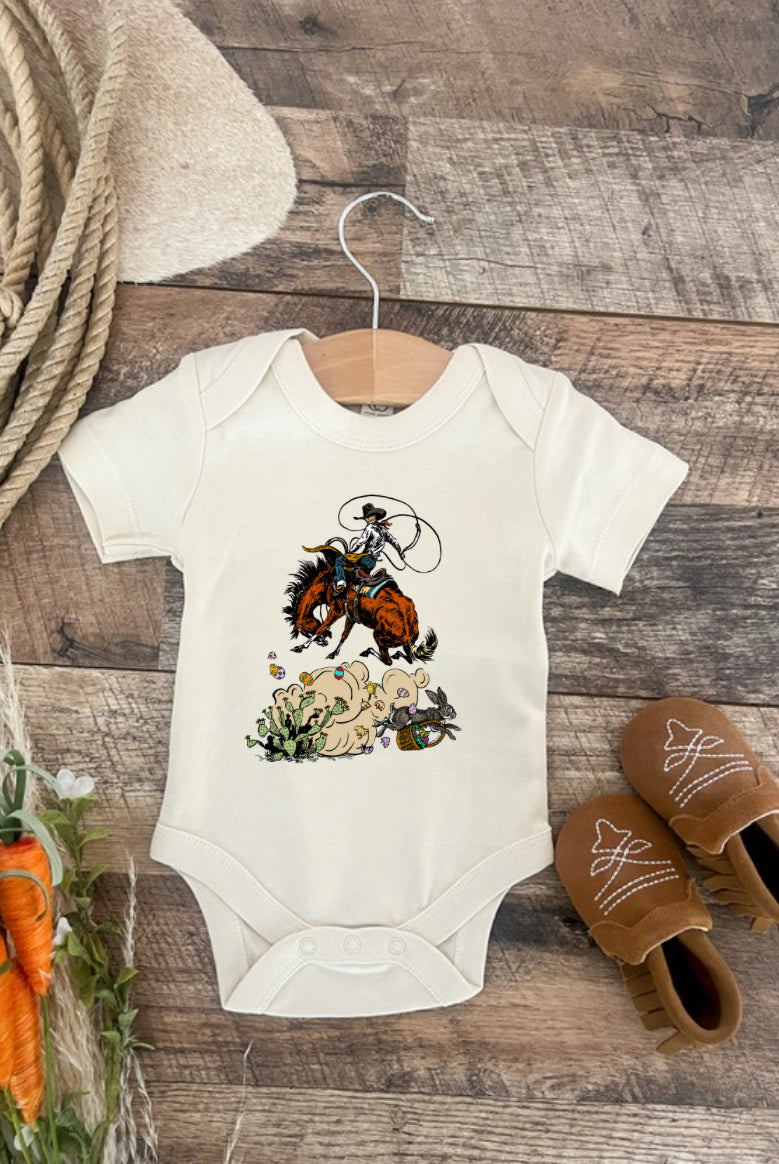 Rascally Rabbit Tee/Onesie(Onesie/Toddler/Youth) (cream) - No Words
