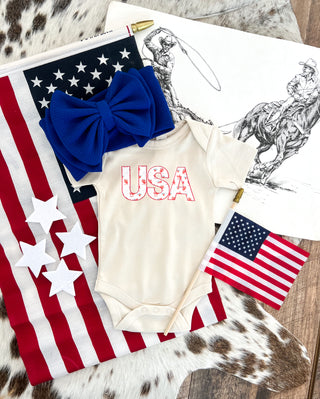 Western 4th Of July-USA Cowboy(Infant/Toddler/Youth)(Natural)