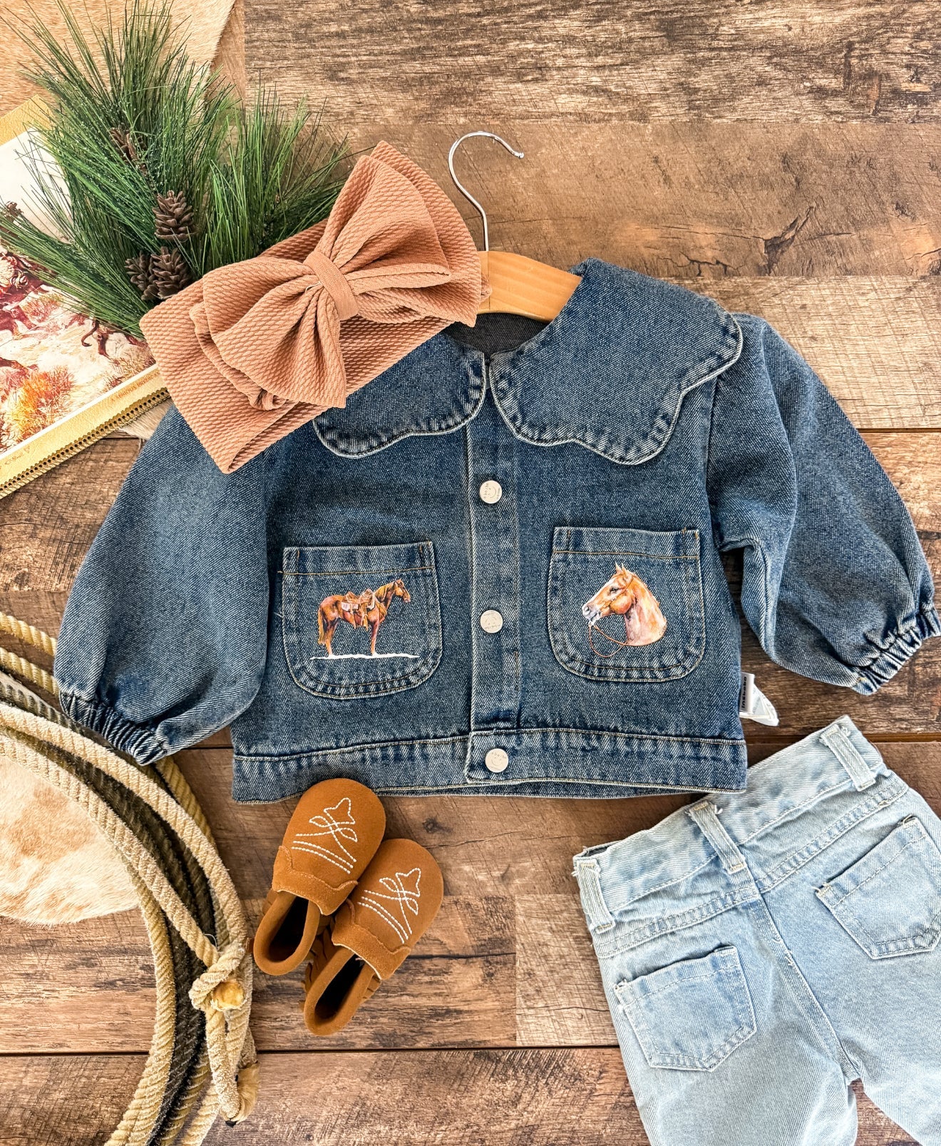 The Horses Denim Jacket (toddler)