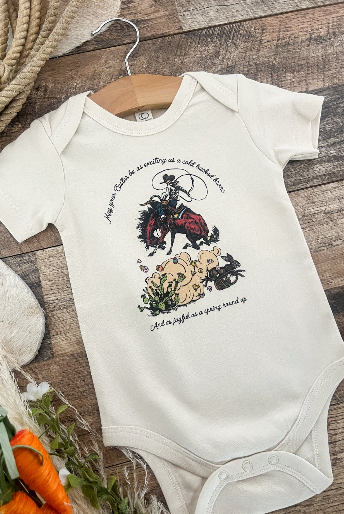 Rascally Rabbit Tee/Onesie(Onesie/Toddler/Youth) (cream)