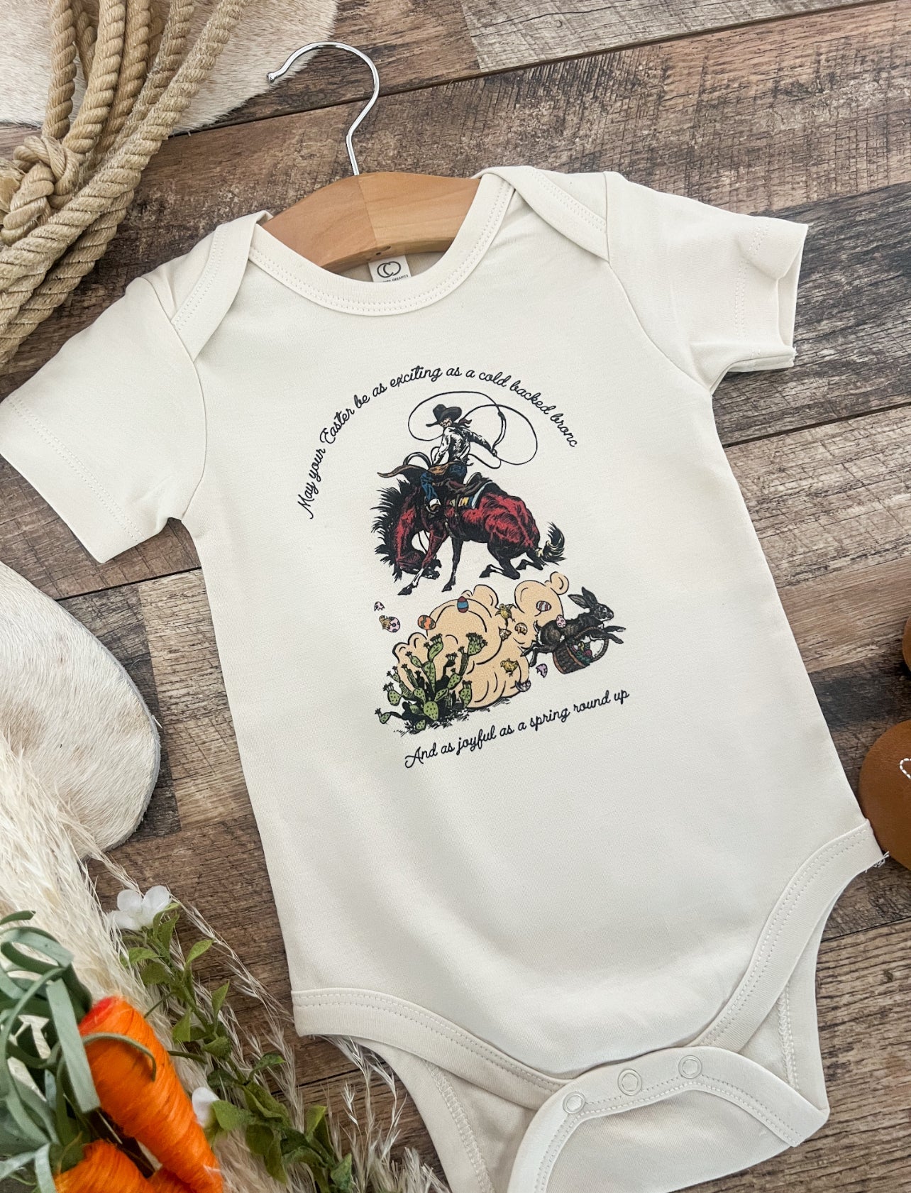 Rascally Rabbit Tee/Onesie(Onesie/Toddler/Youth) (cream)