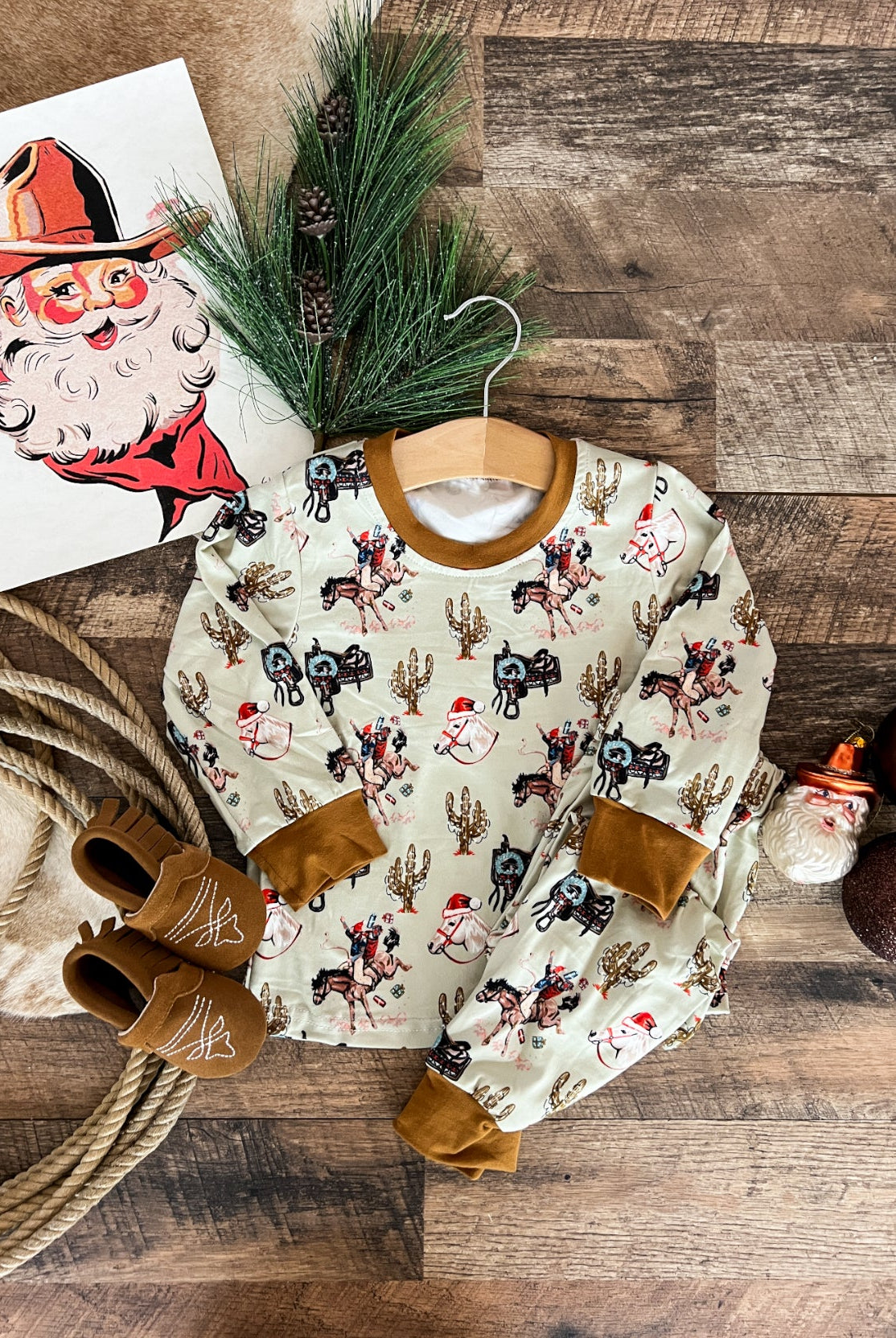 Broncin’ Christmas Pajamas (Baby/Toddler/Youth)
