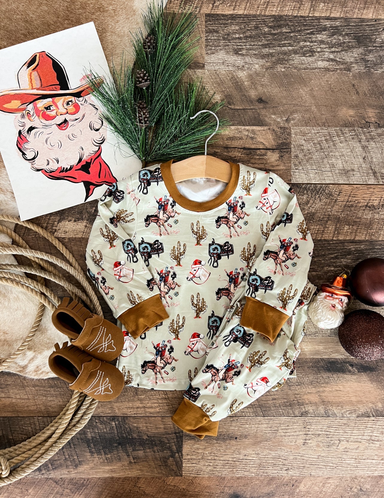 Broncin’ Christmas Pajamas (Baby/Toddler/Youth)