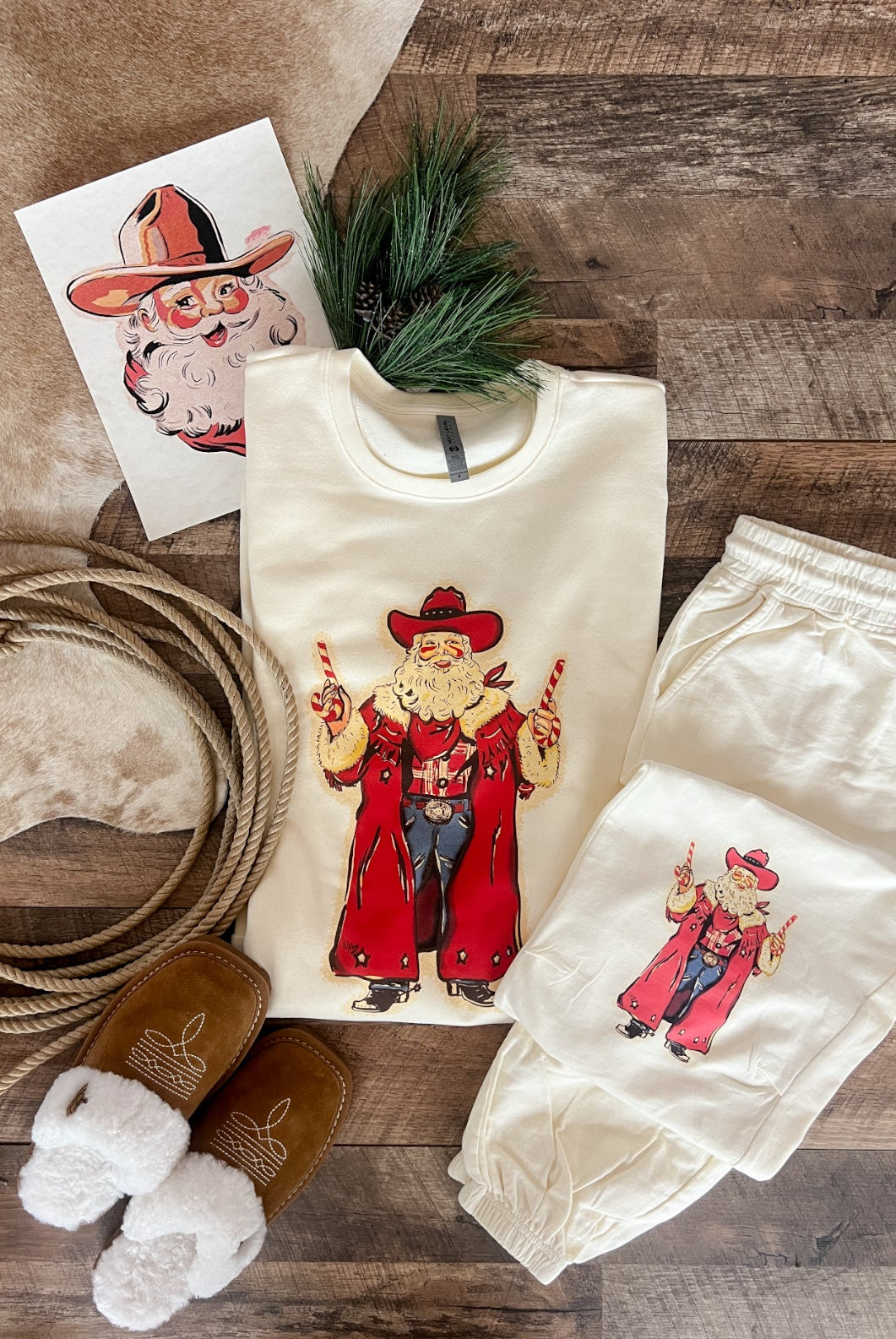 Outlaw Santa Set(Sweet Cream)