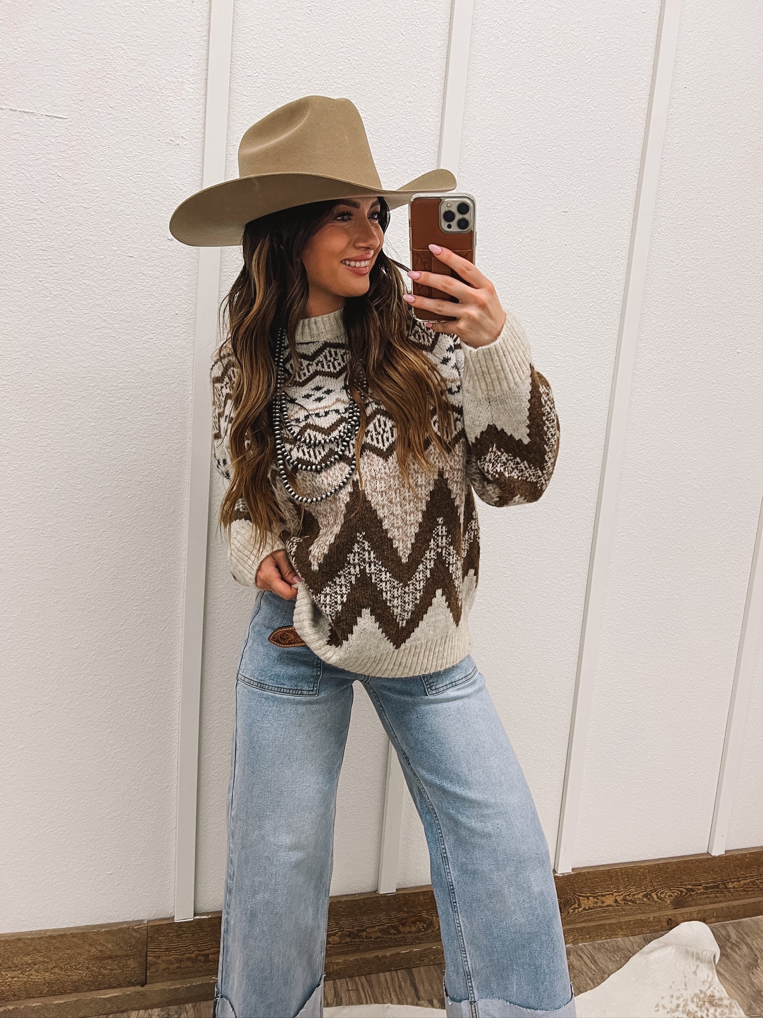 Miss Mountain Knit Sweater Tops - Sweaters