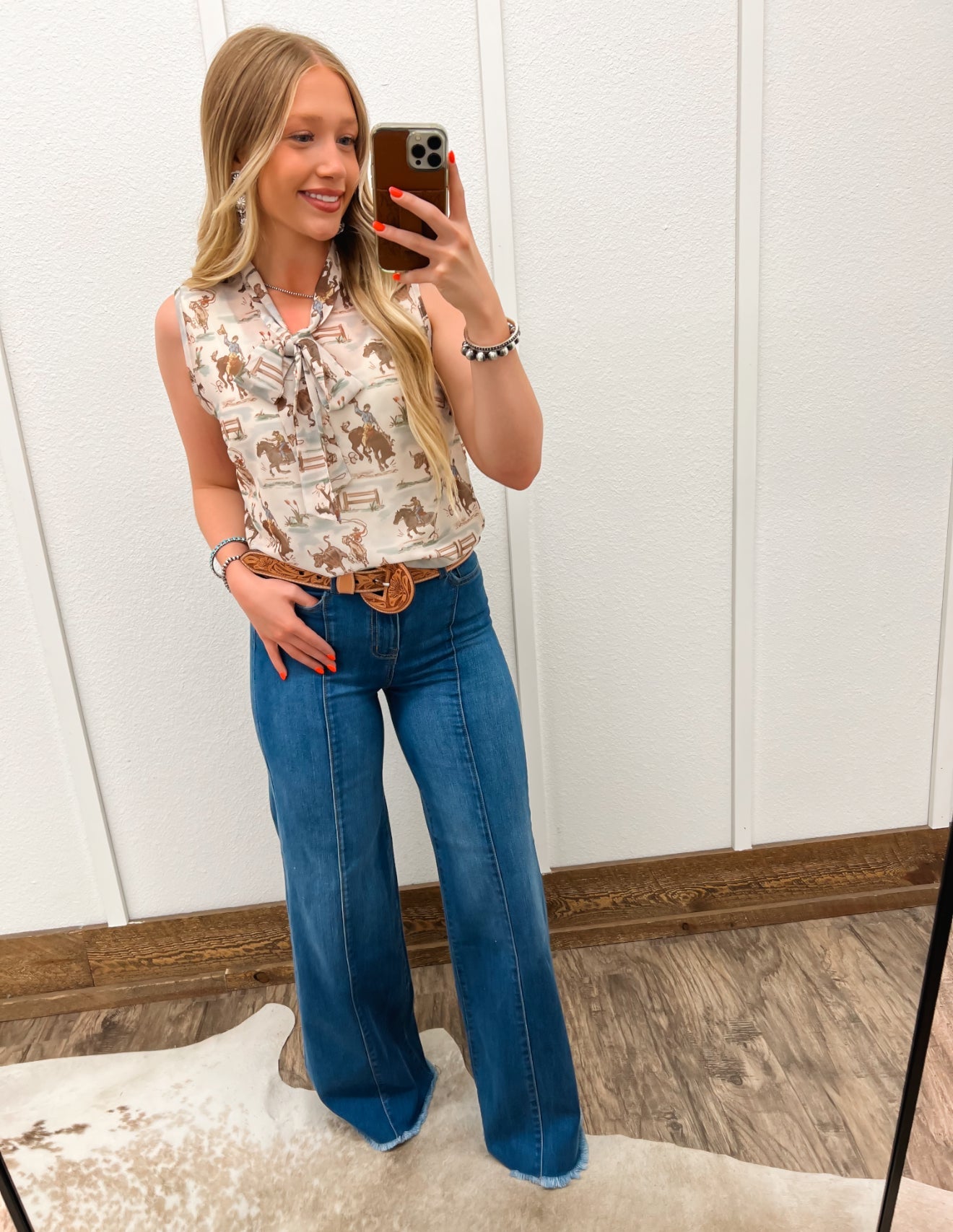 Ole’ West Cowboys Front Tie Tank