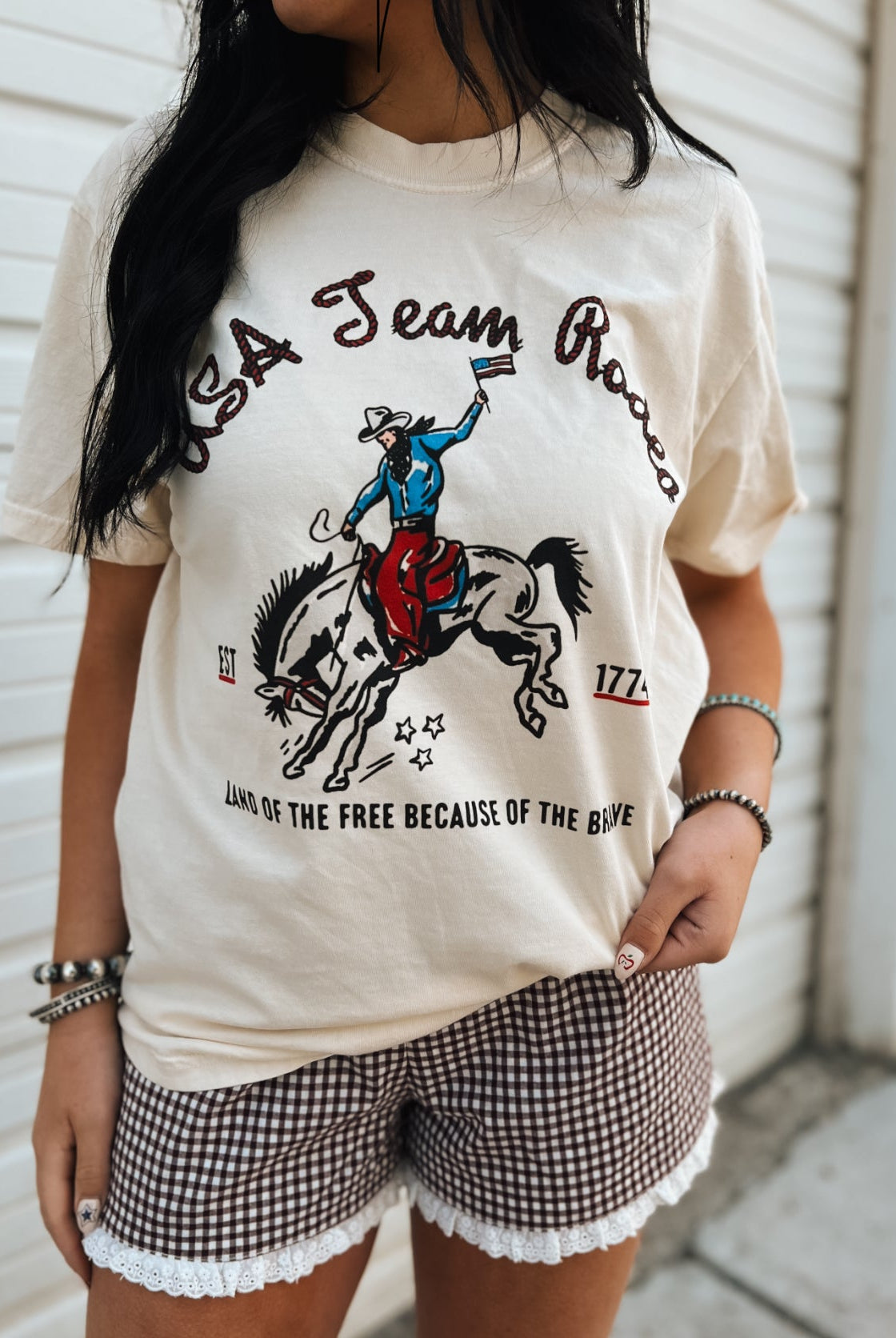 USA Rodeo Team Bronc Tee