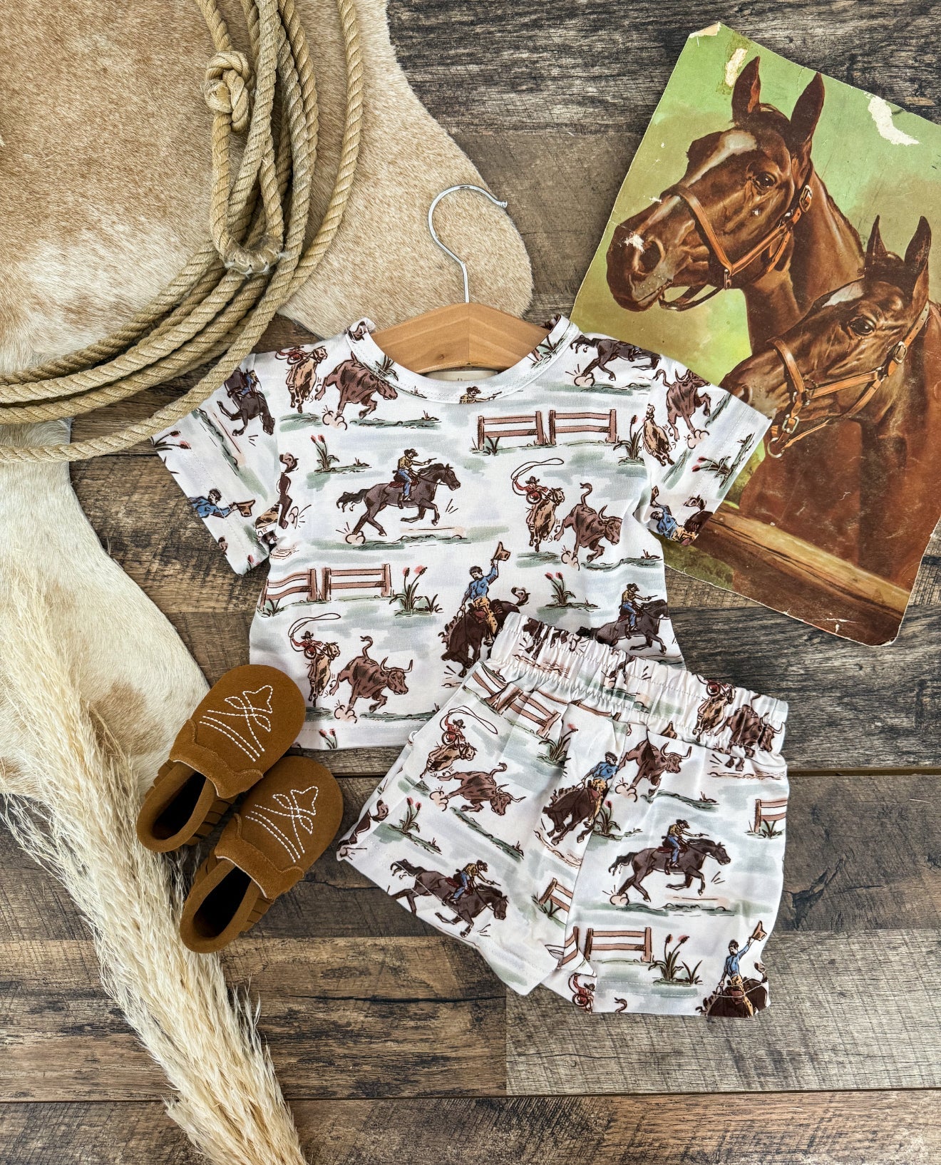 Ole West Cowboy’s Short Set(Little Kid)