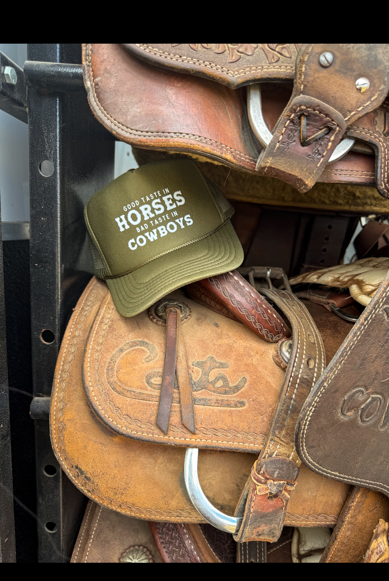Good Taste In Horses Trucker Hat (Adult)