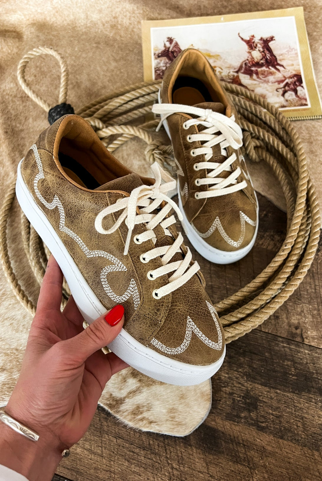 Western Skye Sneaker(Tan)