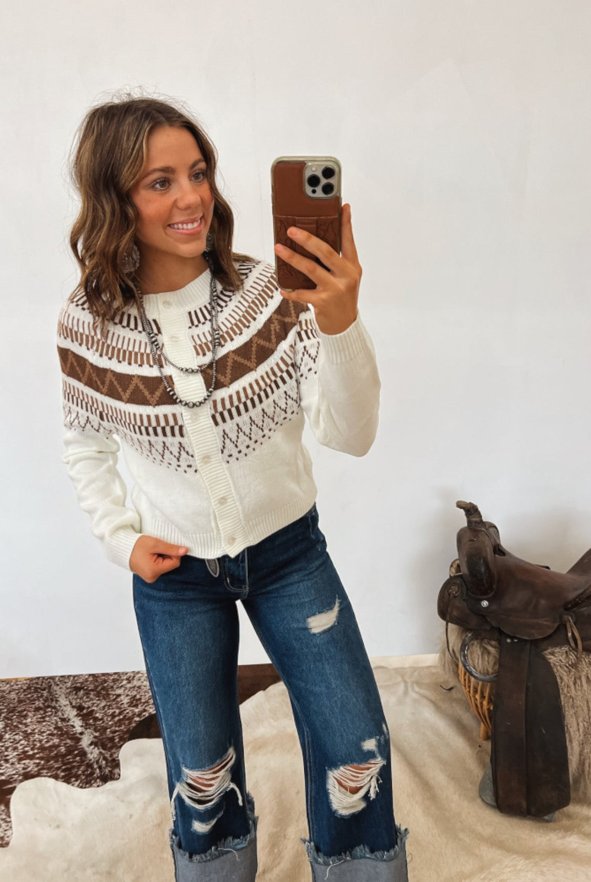 All The Ways Western Cardigan Tops - Sweaters