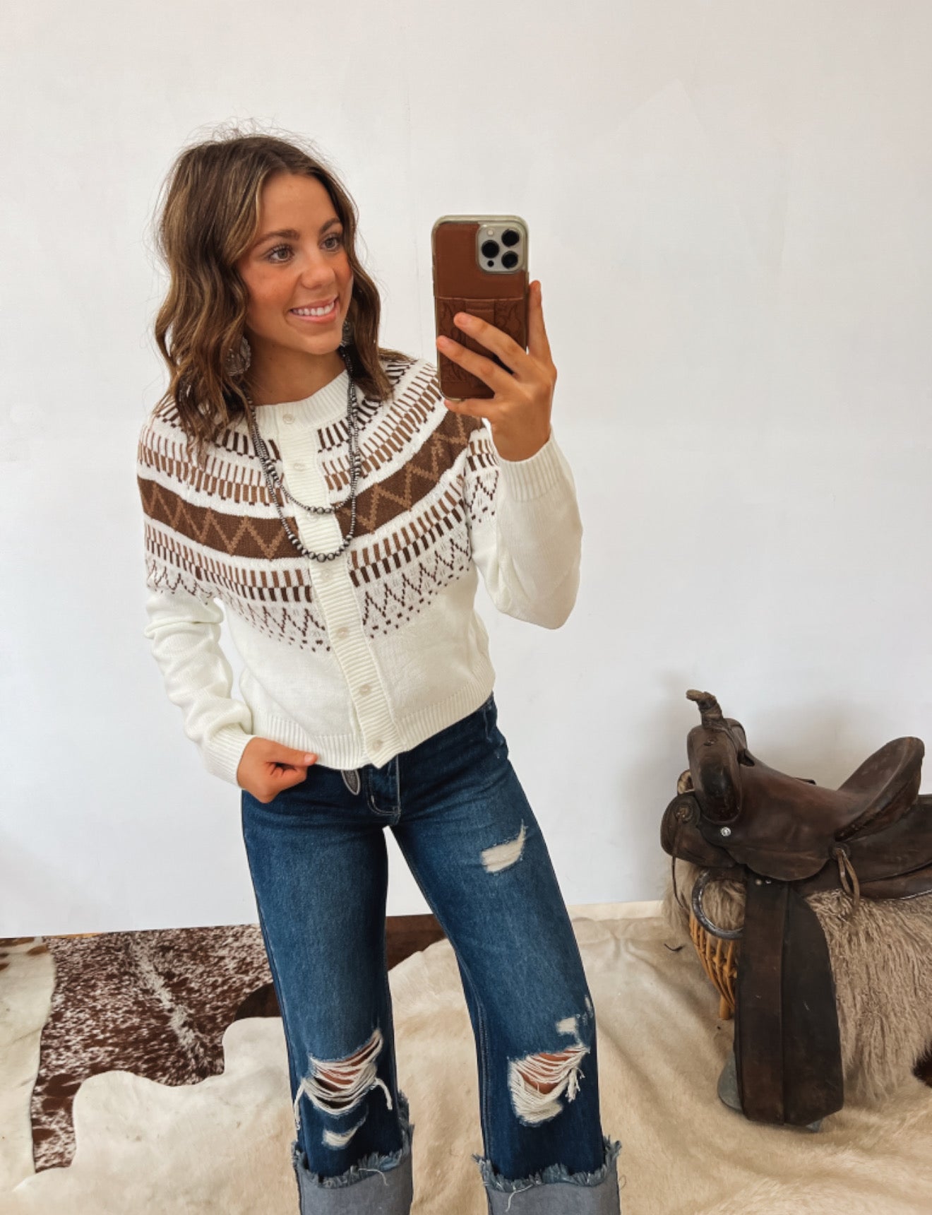 All The Ways Western Cardigan Tops - Sweaters