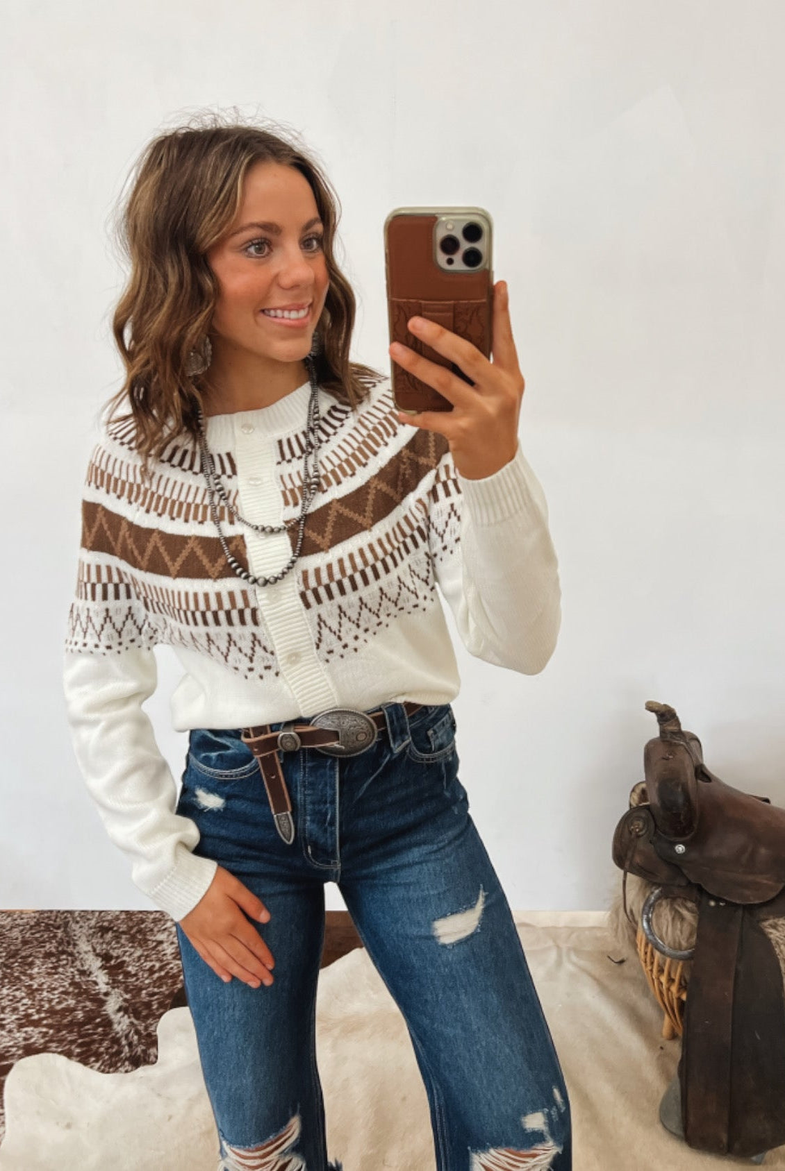All The Ways Western Cardigan Tops - Sweaters