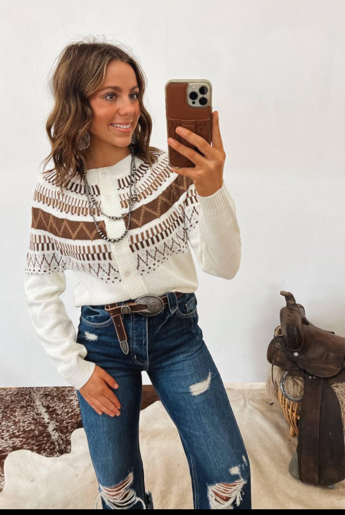 All The Ways Western Cardigan Tops - Sweaters
