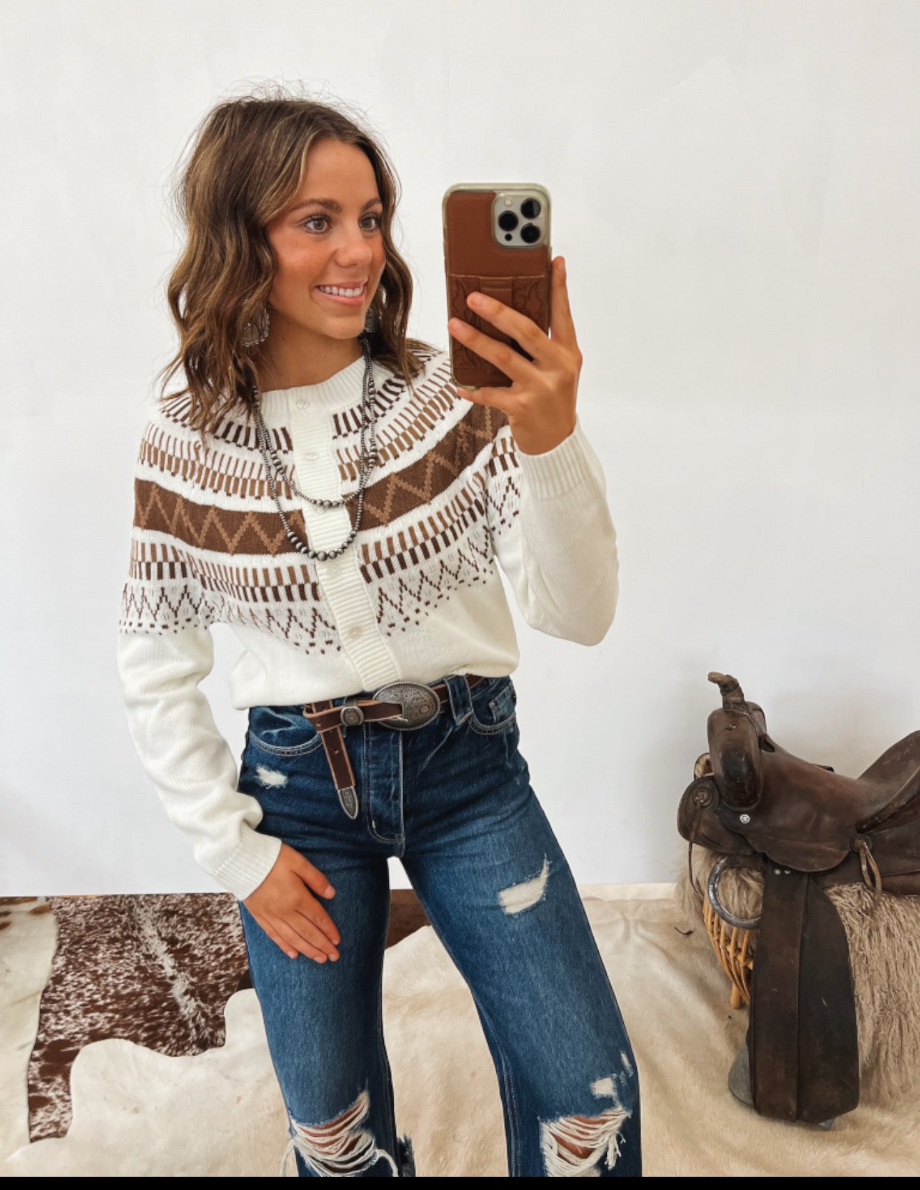 All The Ways Western Cardigan Tops - Sweaters