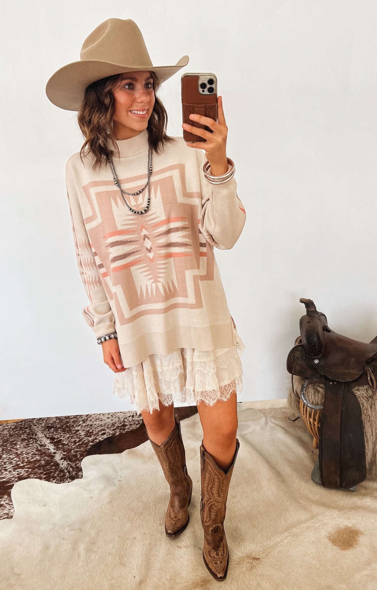 Ruffle Lace Slip Dress