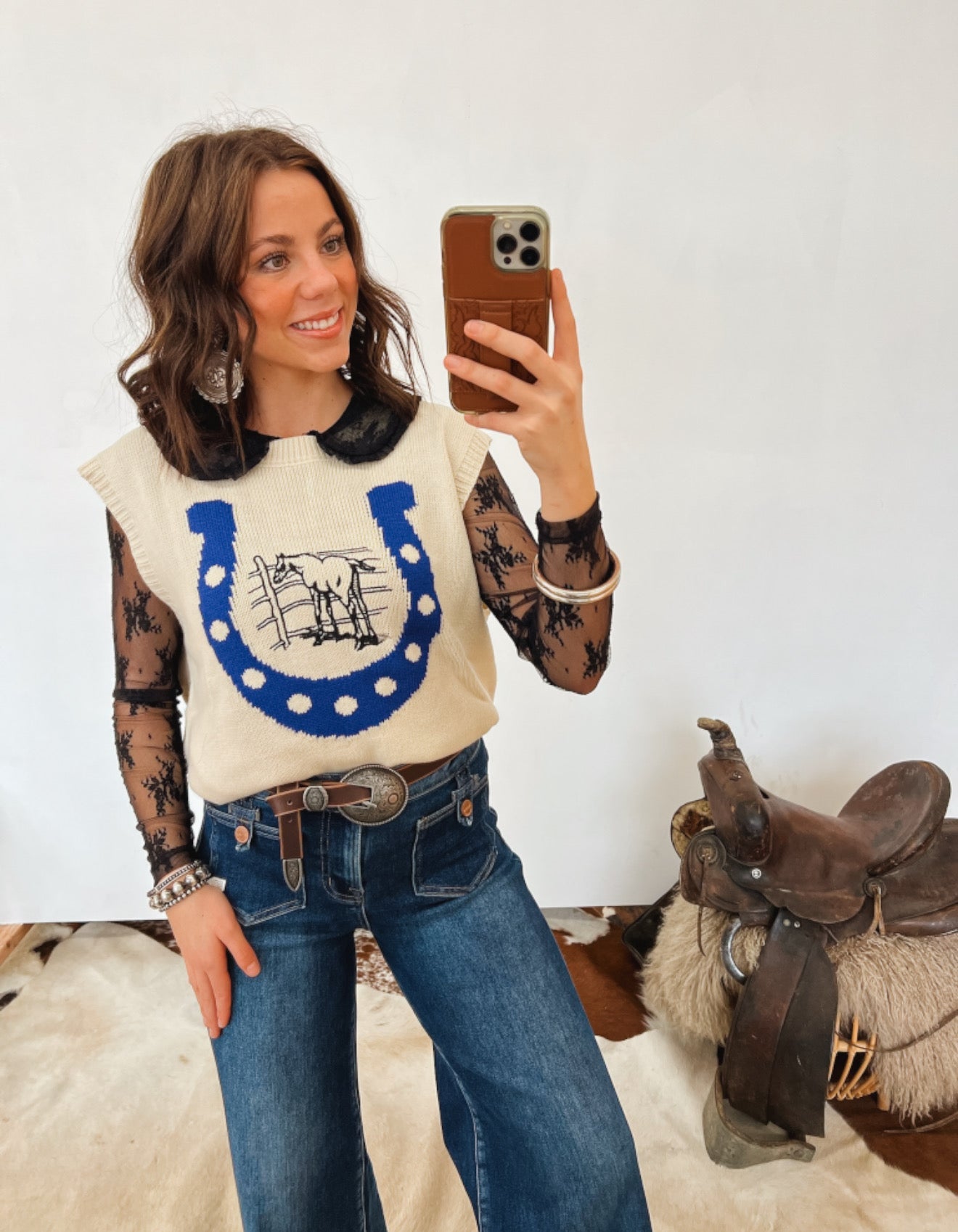 Stay Lucky Sweater Vest