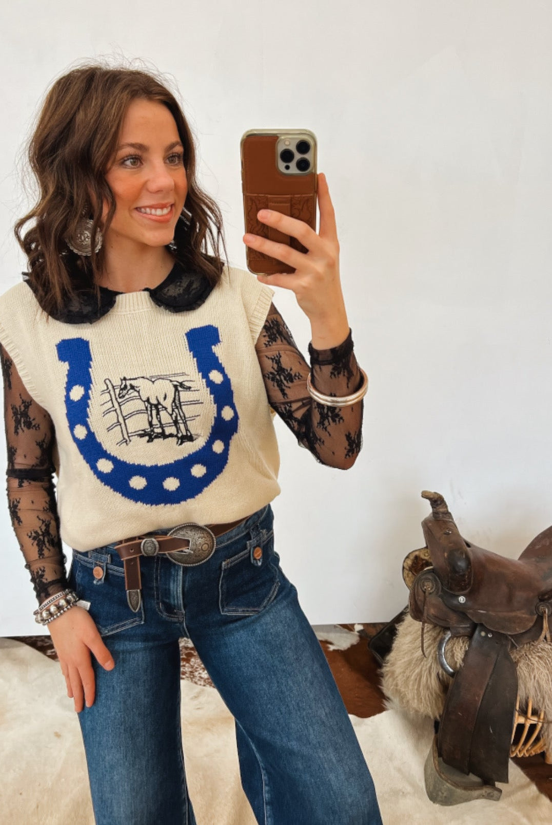 Stay Lucky Sweater Vest