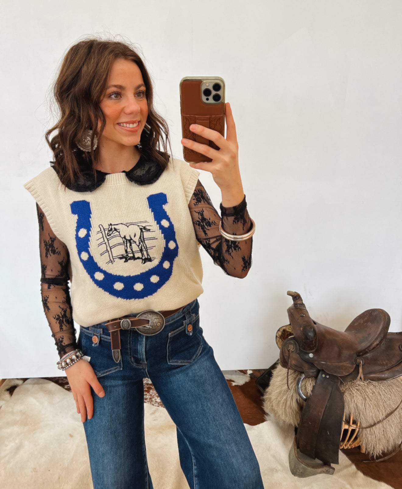 Stay Lucky Sweater Vest