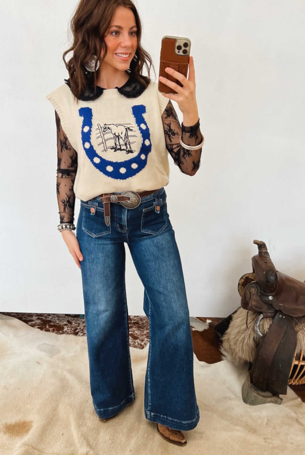 Stay Lucky Sweater Vest