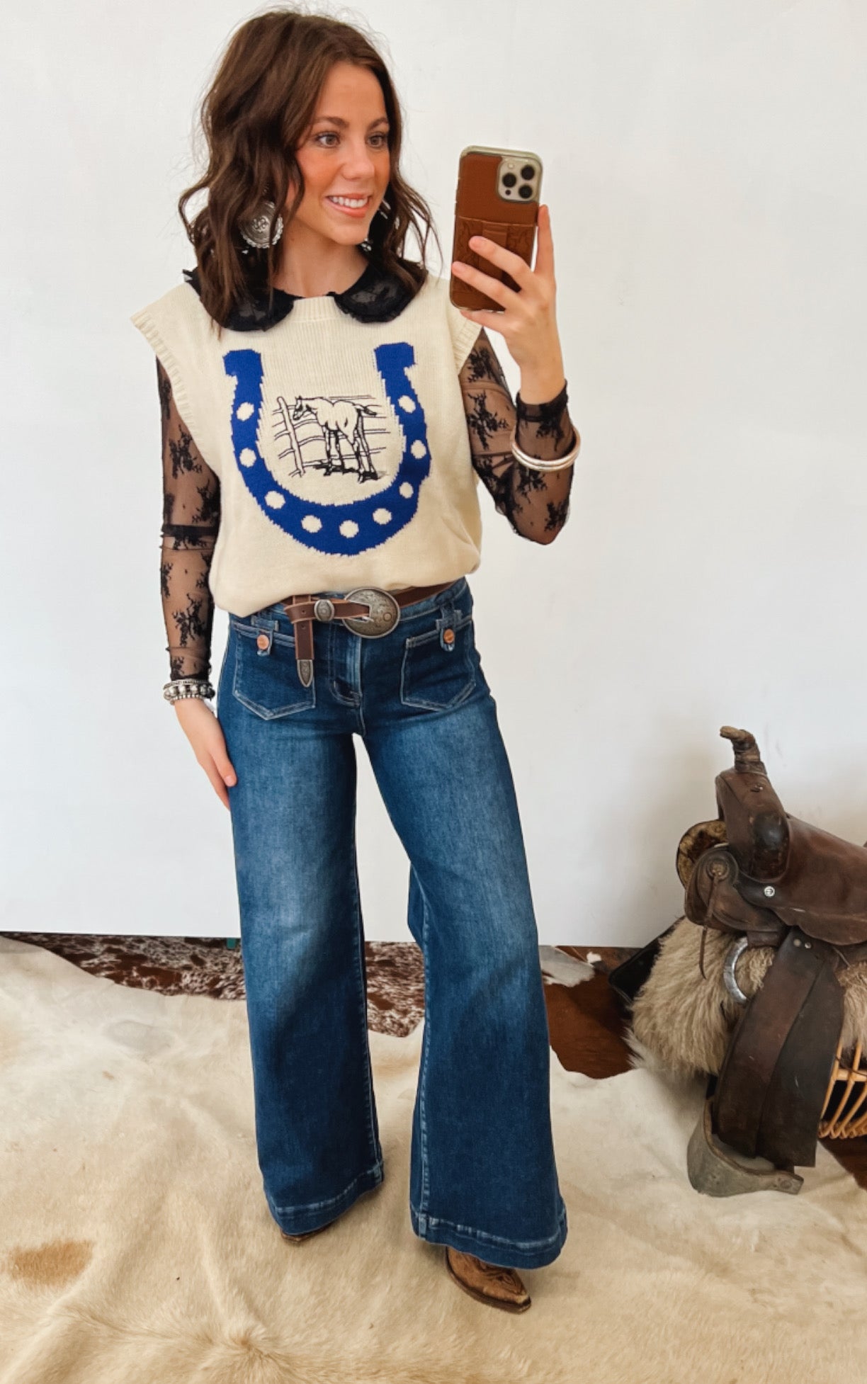 Stay Lucky Sweater Vest