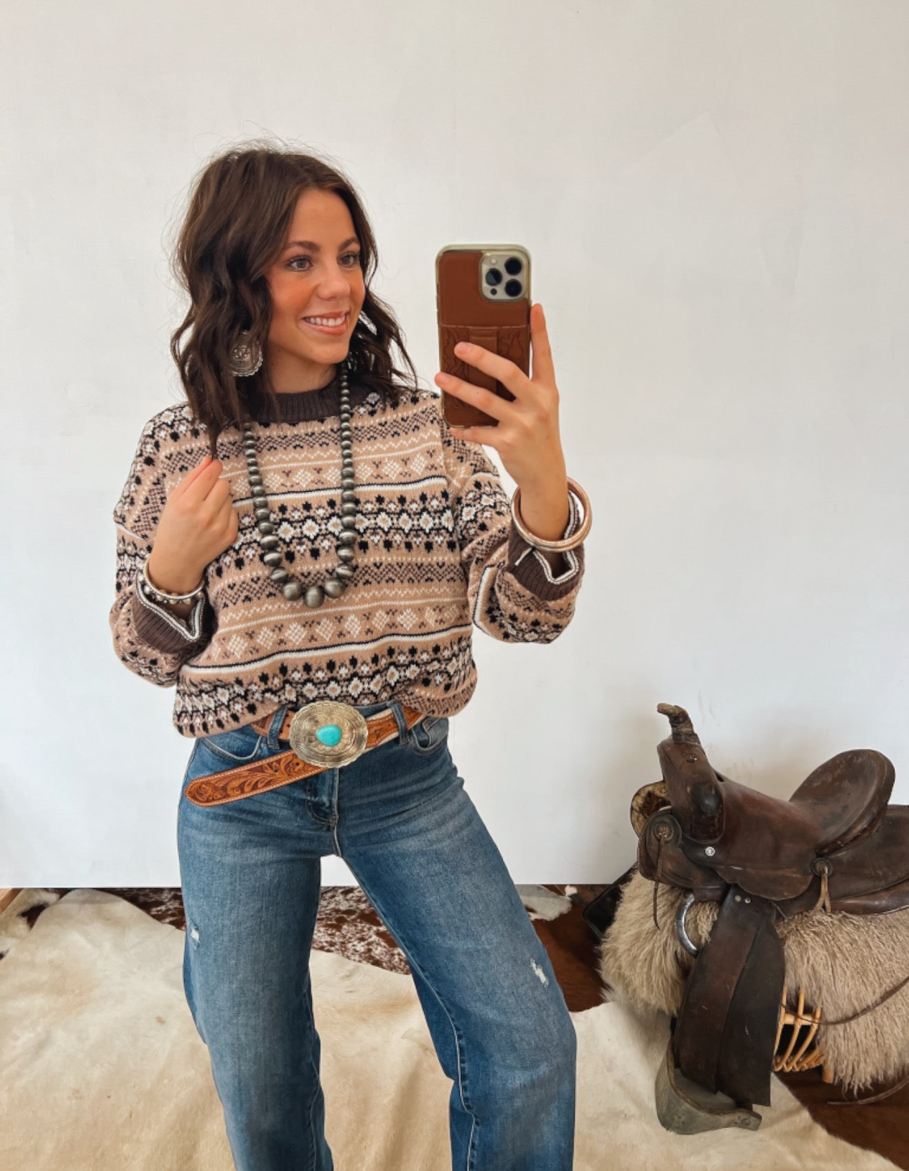Colder Days Sweater (Mocha) Tops - Sweaters