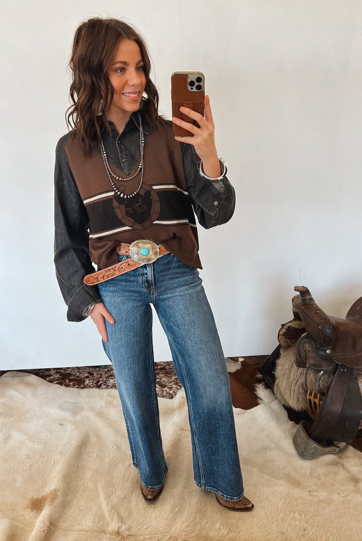 Call Em Angus Sweater Top