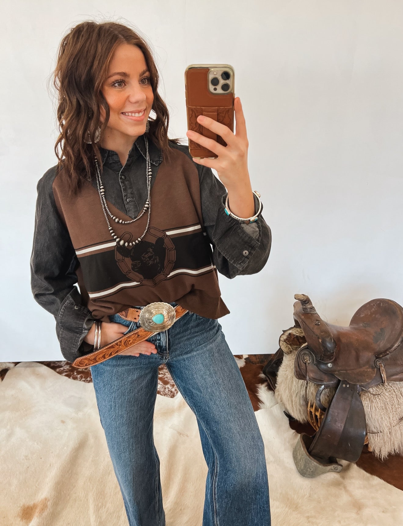 Call Em Angus Sweater Top