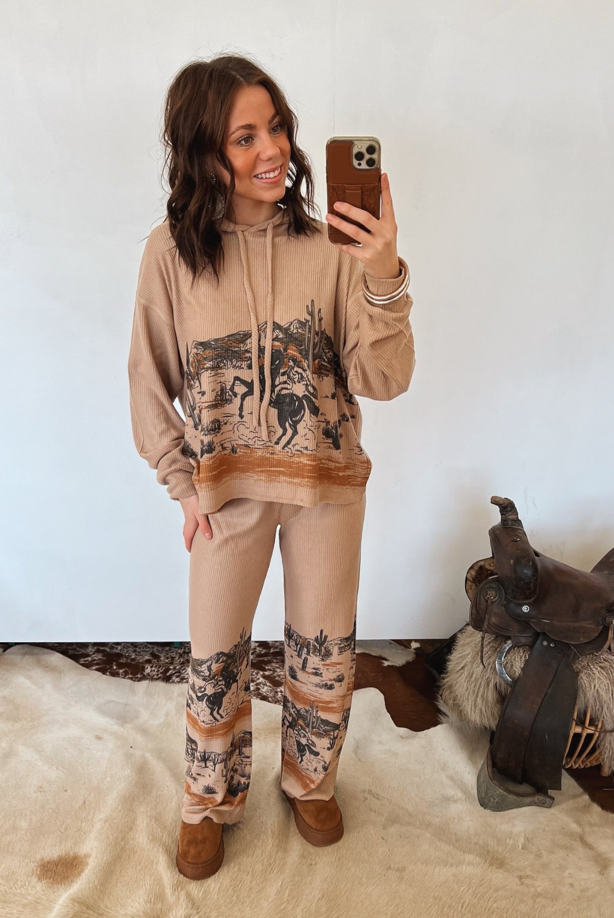 Aztec Cowgirls Wide Leg Set