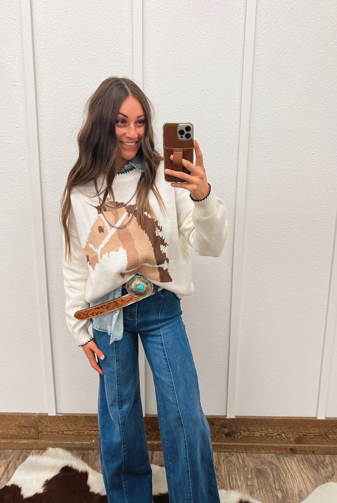 Runaway Horse Sweater Tops - Sweaters