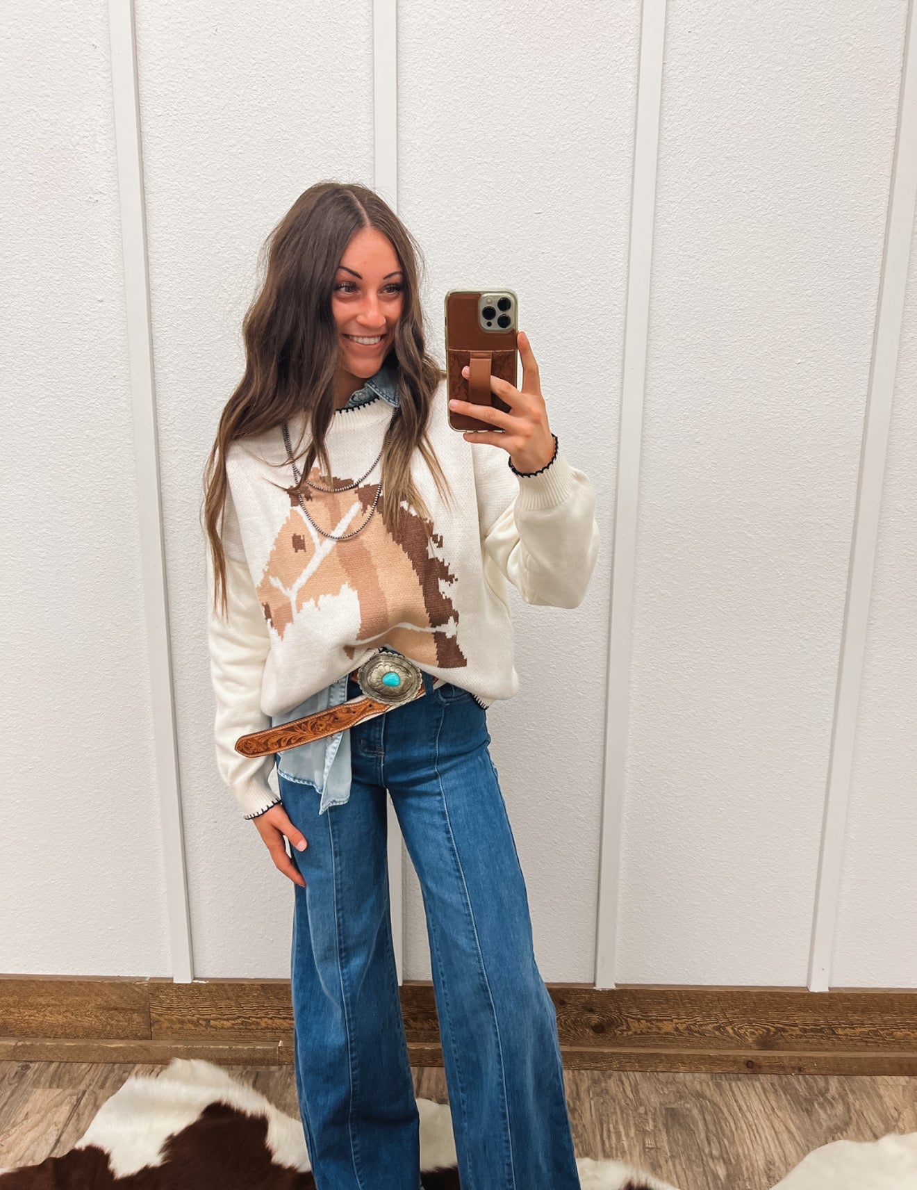 Runaway Horse Sweater Tops - Sweaters
