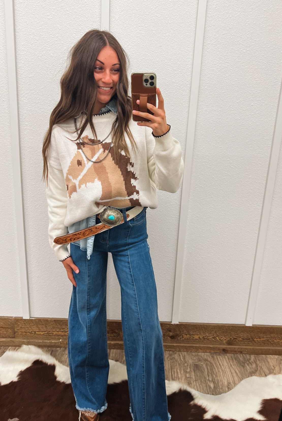 Runaway Horse Sweater Tops - Sweaters