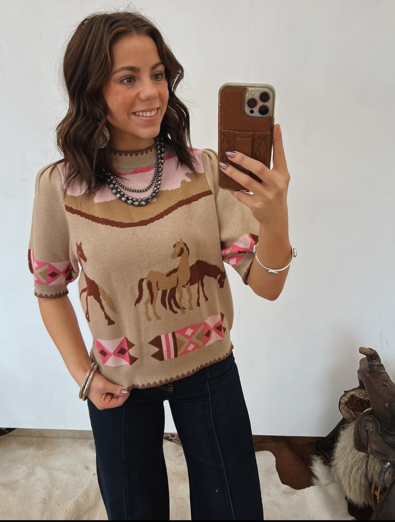 Lil’ Buckaroo Sweater Top Tops - Sweaters