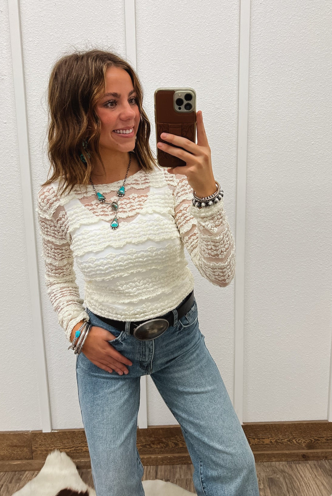 Sweet Lady May Lace Top (Cream) Tops -Blouses