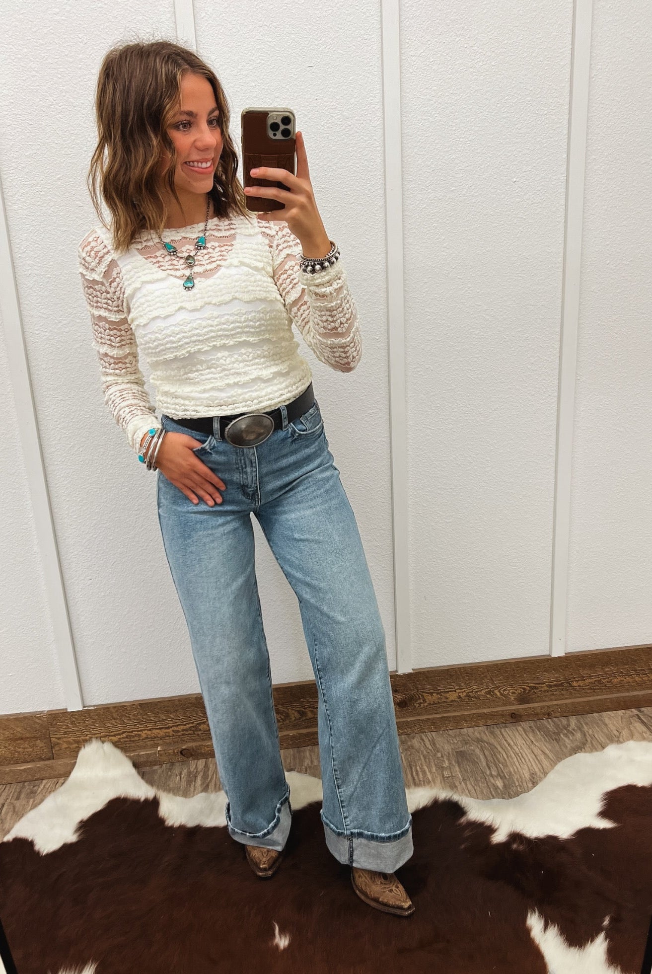 Sweet Lady May Lace Top (Cream) Tops -Blouses
