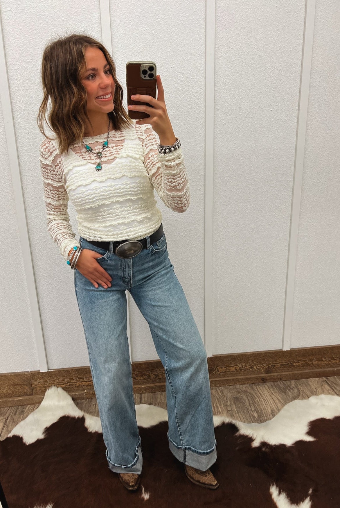 Sweet Lady May Lace Top (Cream) Tops -Blouses