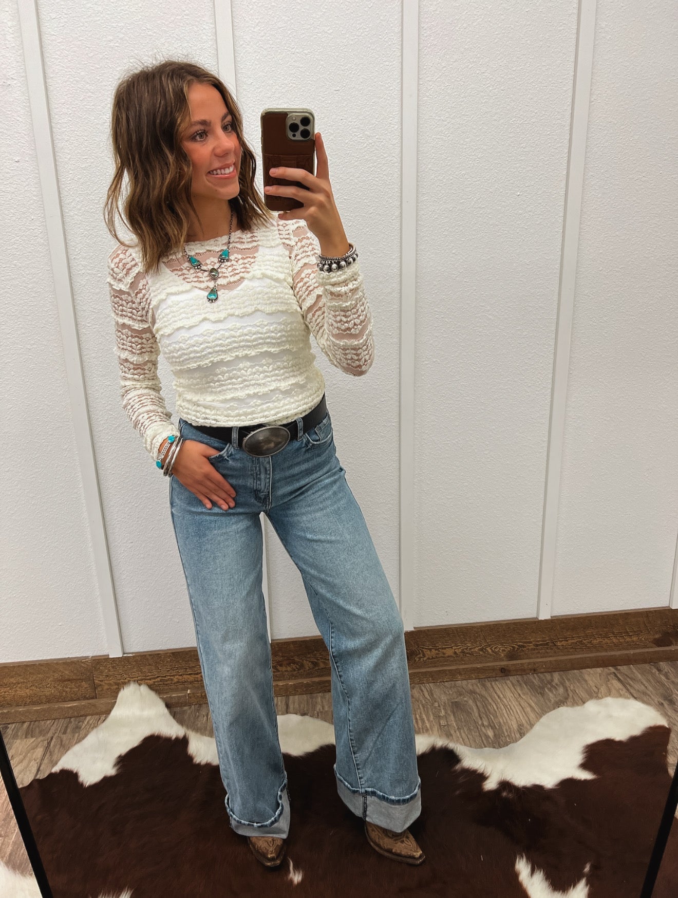 Sweet Lady May Lace Top (Cream) Tops -Blouses
