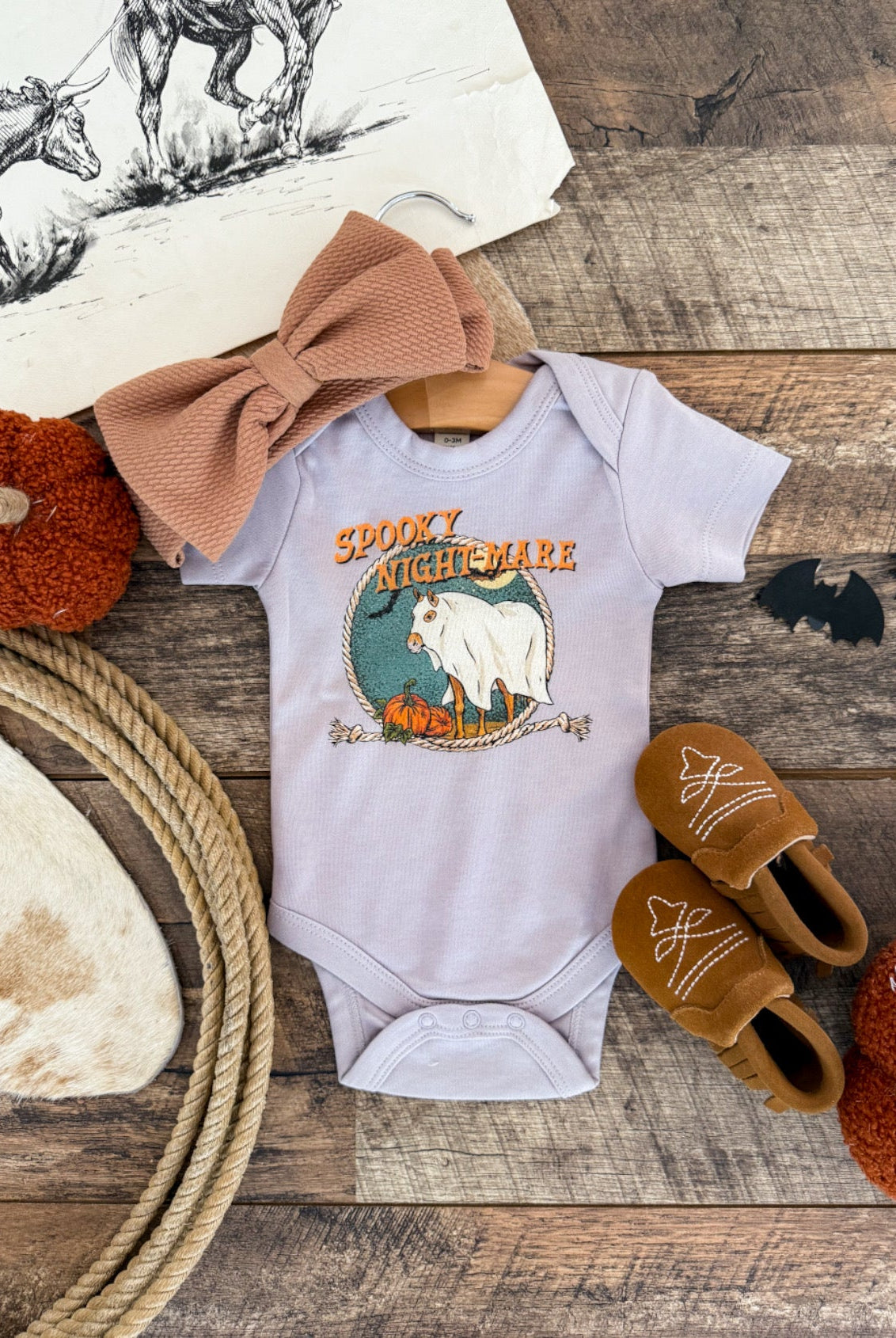 “Spooky Nightmare” Graphic – Infant Toddler& Youth (Lavender)