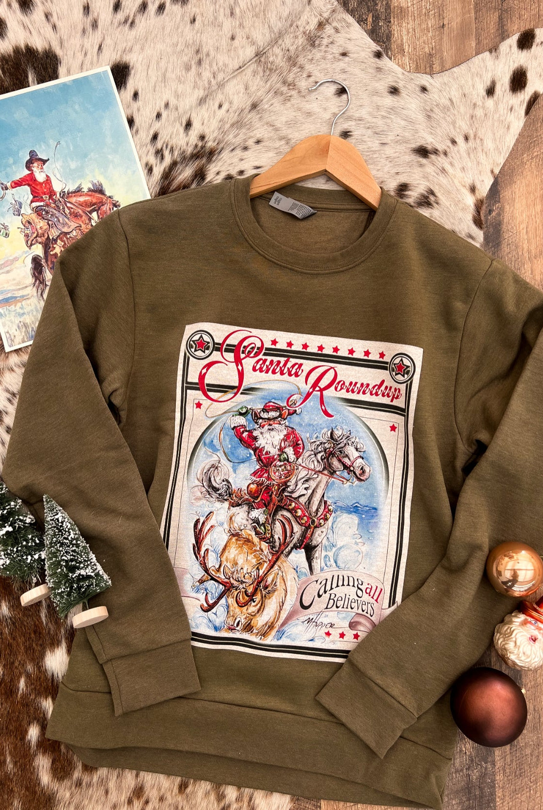 Christmas Poster Sweatshirt (adult)