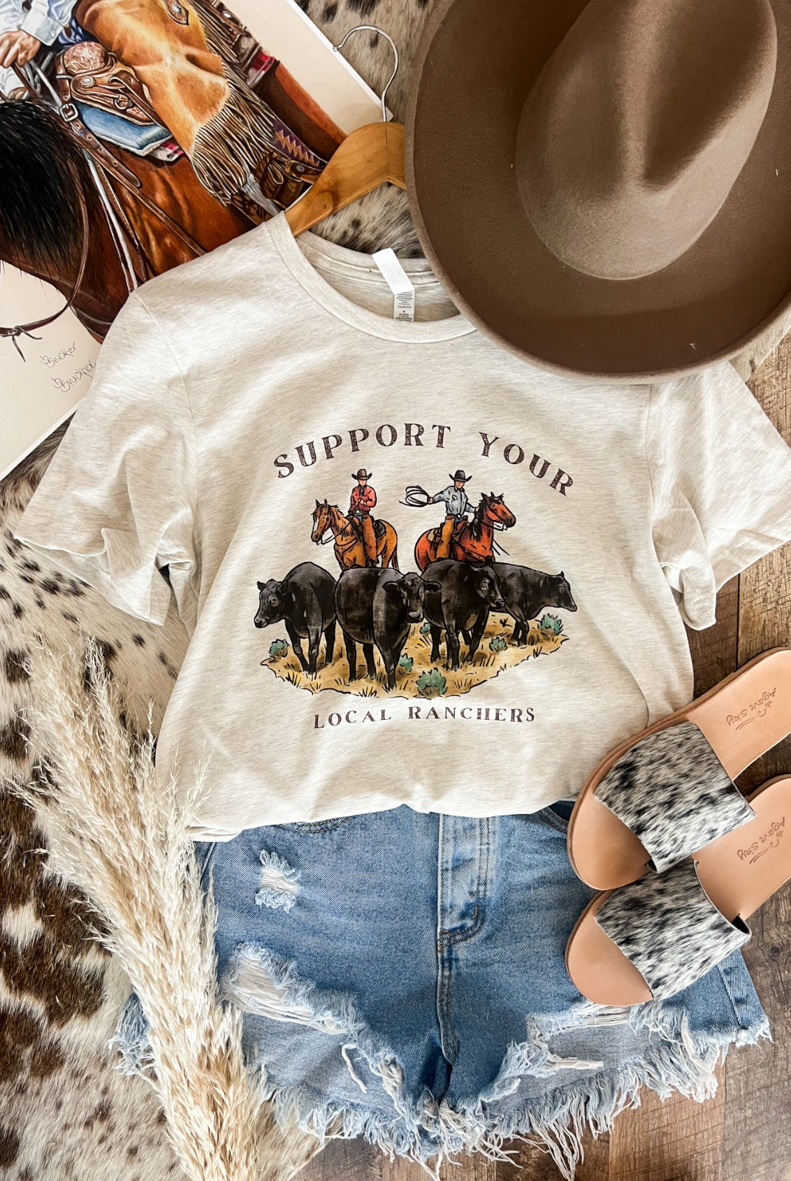 Support Your Local Rancher Tee