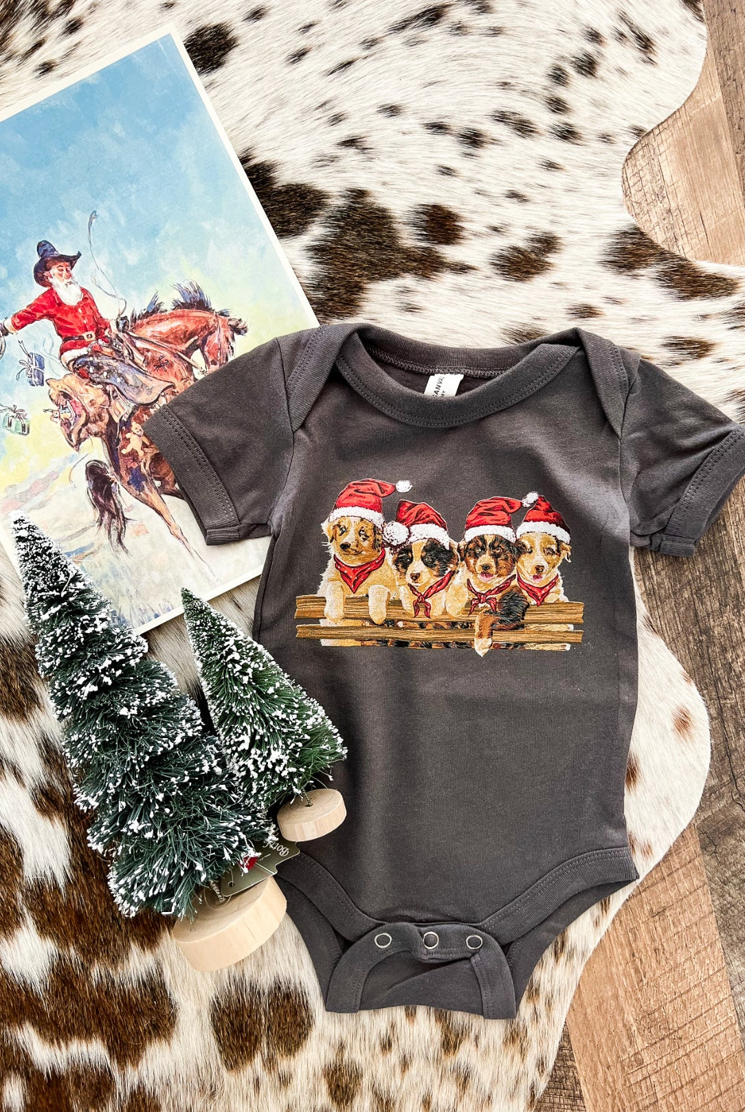 Cowdog Puppies Christmas Design (Onesie/Youth Tee)